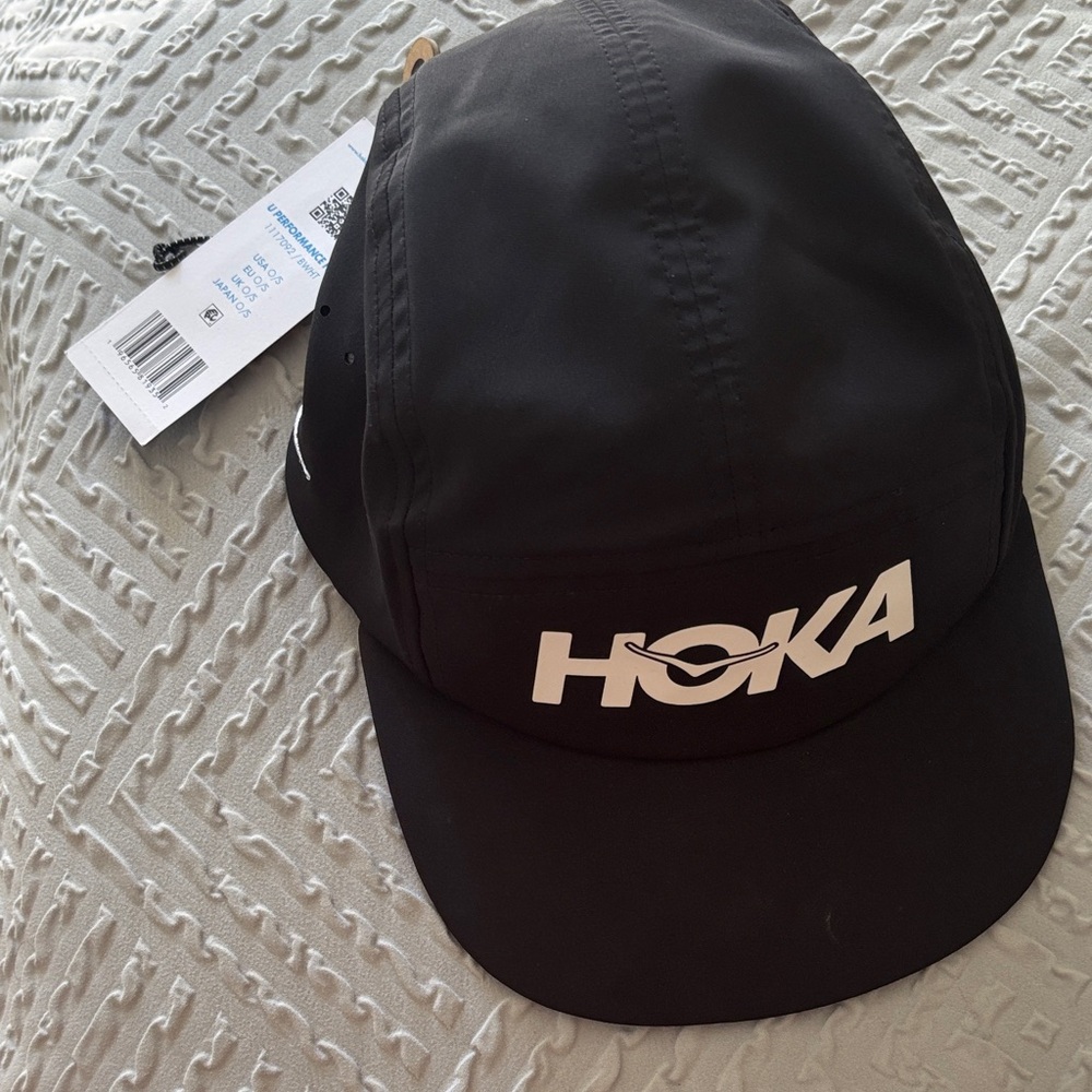 Hoka U performance Hat Black Running Cap